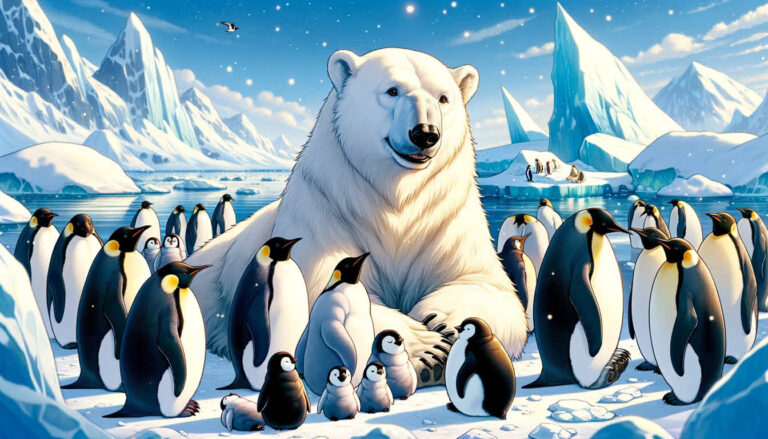 Как сопротивляются холоду белые медведи и пингвины?